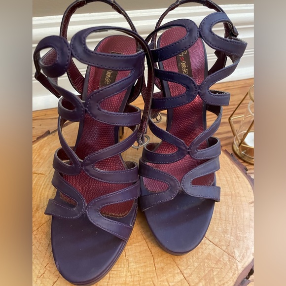 Purple Strappy Heels - Picture 2 of 6